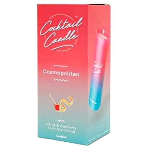 💥BUY 5 GET 3 FREE  Luckies of London Cosmopolitan,Cocktail Candle,Pink/Blue - Picture 2 of 9